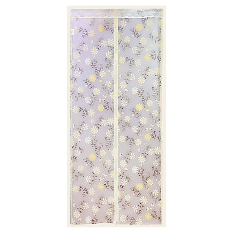 Air Conditioner Room/Kitchen Magnetic Screen Door Magnetic Thermal Insulated Mesh Screen Door Curtain: F