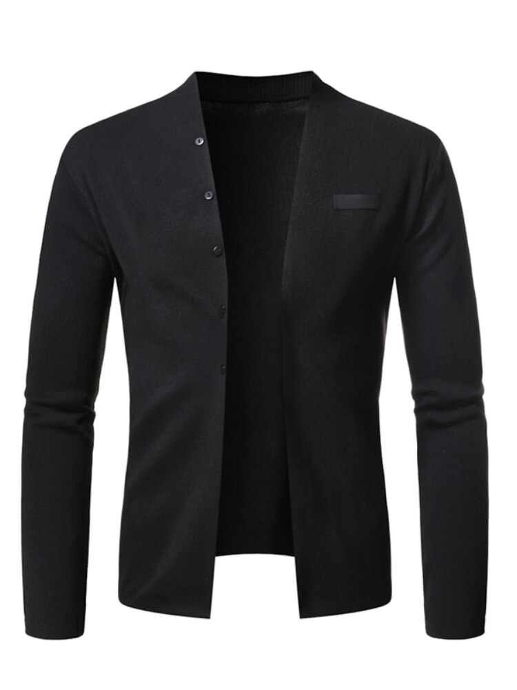 Autumn Men Sweater Knitting Cardigan Outside Cultivate Sweater Thin Model Tops