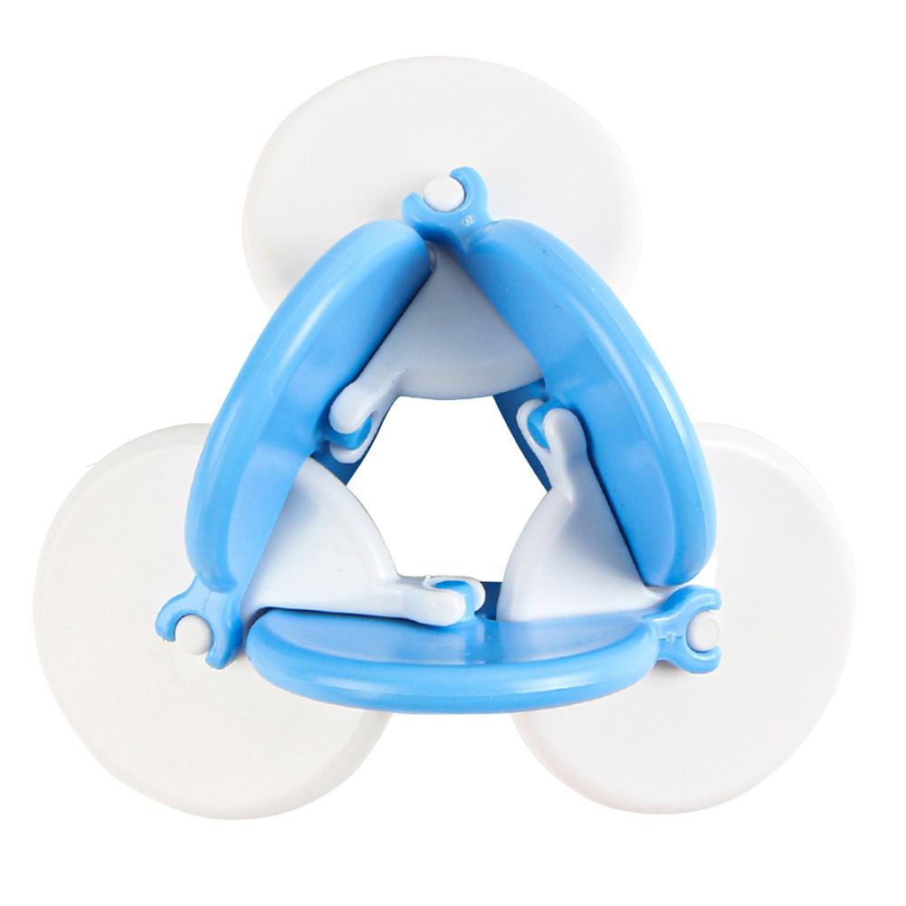 Jouet circulaire torsadé pour soulager l'anxiété, gadgets innovants pour enfants adultes, soulagement de l'éducation, décompression: White and Blue