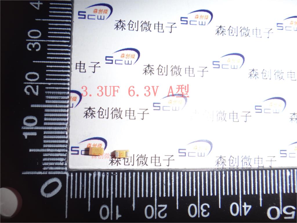 SMD tantaal condensator 3.3 UF 6.3 V 335 j type 3216 TAJA335K006RNJ originele AVX