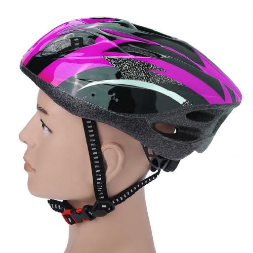 Adjustable Streamline Outdoor Sports Cycling Mountain Bike Bicycle Safety Helmet Road Mountain Helmets Safety Cap: Pink
