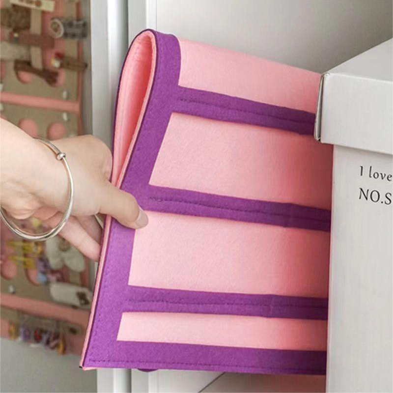 Organizador de lazos para el cabello de gran capacidad, soporte para la diadema, colgador de almacenamiento de Clip para el cabello colgante de pared, ahorro de espacio, decoración de la pared de la habitación de las niñas