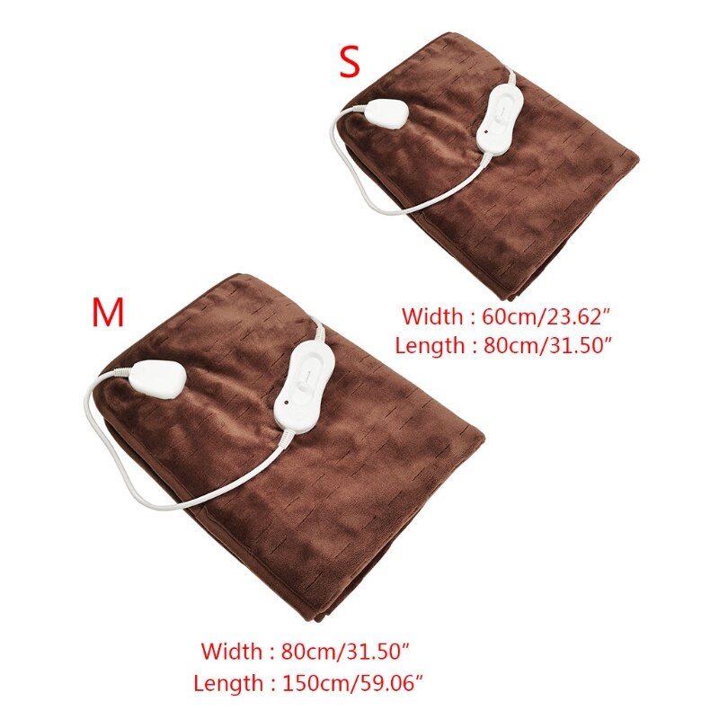 Electric Heated Blanket with3 Heating Levels Soft Plush Heated Throw Blanket 50JD