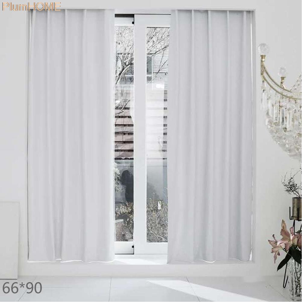 Eyelet Ring Blackout Top Curtain Lining Thermal Insulation Lining Anti-UV UK Saves Energy Stops UV Rays: Green
