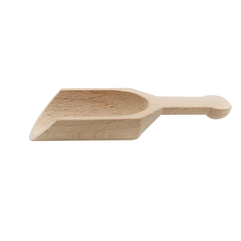 Mini cucharadas de té de madera de haya, herramienta de cocina, baño, sal condimentos cuchara suministros de cocina, vajilla