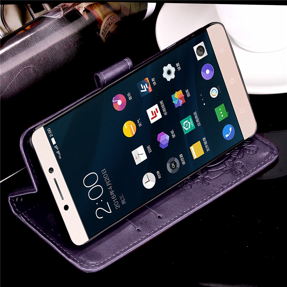 Capa flip de couro para carteira, capa estilo carteira para celular leeco le 2 max 2 s3 letv x820 capa traseira para leeco le max 2