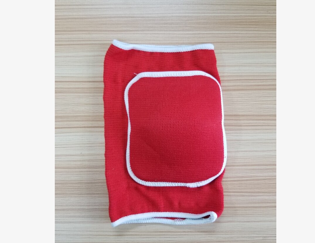 Rodillera de esponja transpirable, Protector de apoyo para deportes de Fútbol, escalada, 2 uds.: Rojo