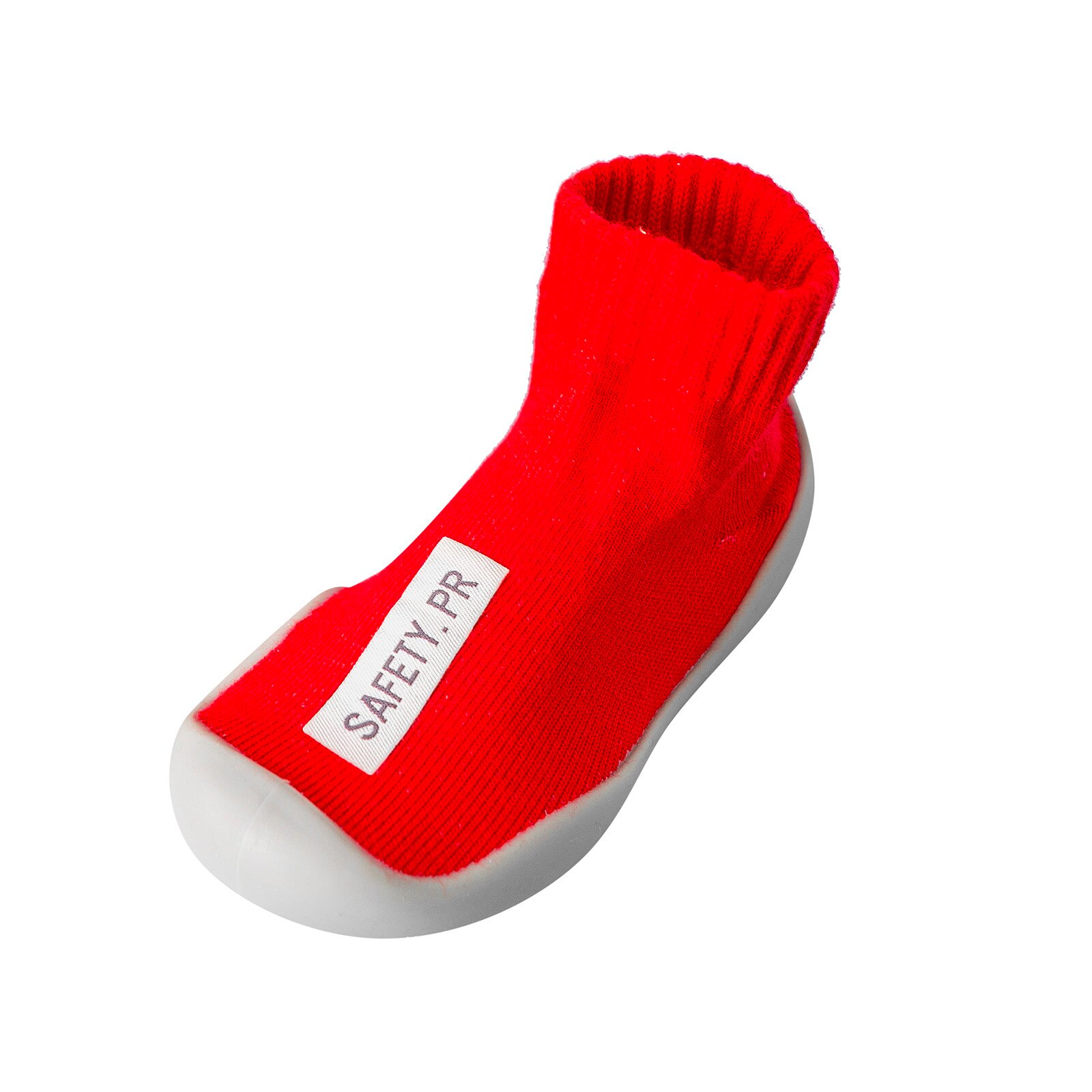 Baby Boy Girl Warm Floor Socks Rubber Sole Shoes Antislip First Walker Soft Cartoon Anti-slip Sole Summer Breathable Sneaker: Red / 3-4 Years