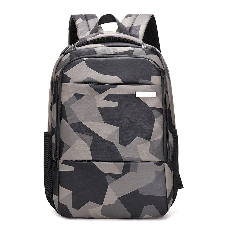 Casual Camouflage Nylon Men Backpack Business Laptop Backpack Men Waterproof Travel Backpack Bag Male Computer Bag