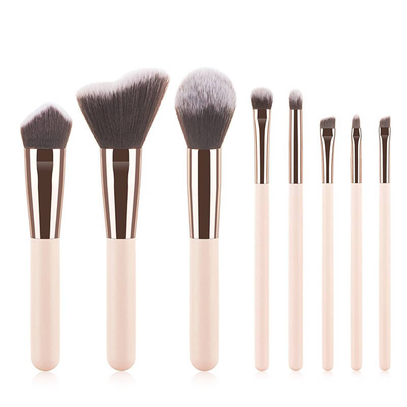XINYAN 8pcs Makeup Brushes Set With Box Make Up Brushes Eyeshadow Eyeliner Cosmetics Brushes Beauty Tools Maquiagem