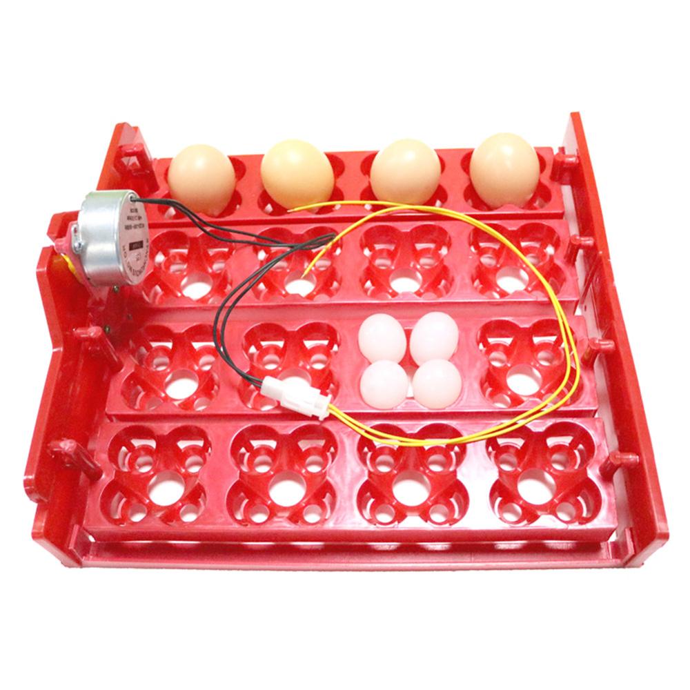 16 kyllingæg 64 vagteleæg inkubator automatisk drej æg bakke 220v / 110v / 12v motoræg ruge tilbehør til inkubator