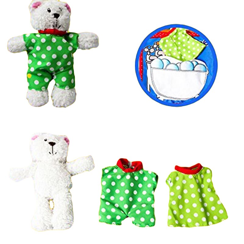 Educational Baby Toys Bear Baby Sleep Night Infant Kids Early Development Cloth Books 3D Style Learning Unfolding Activity Book