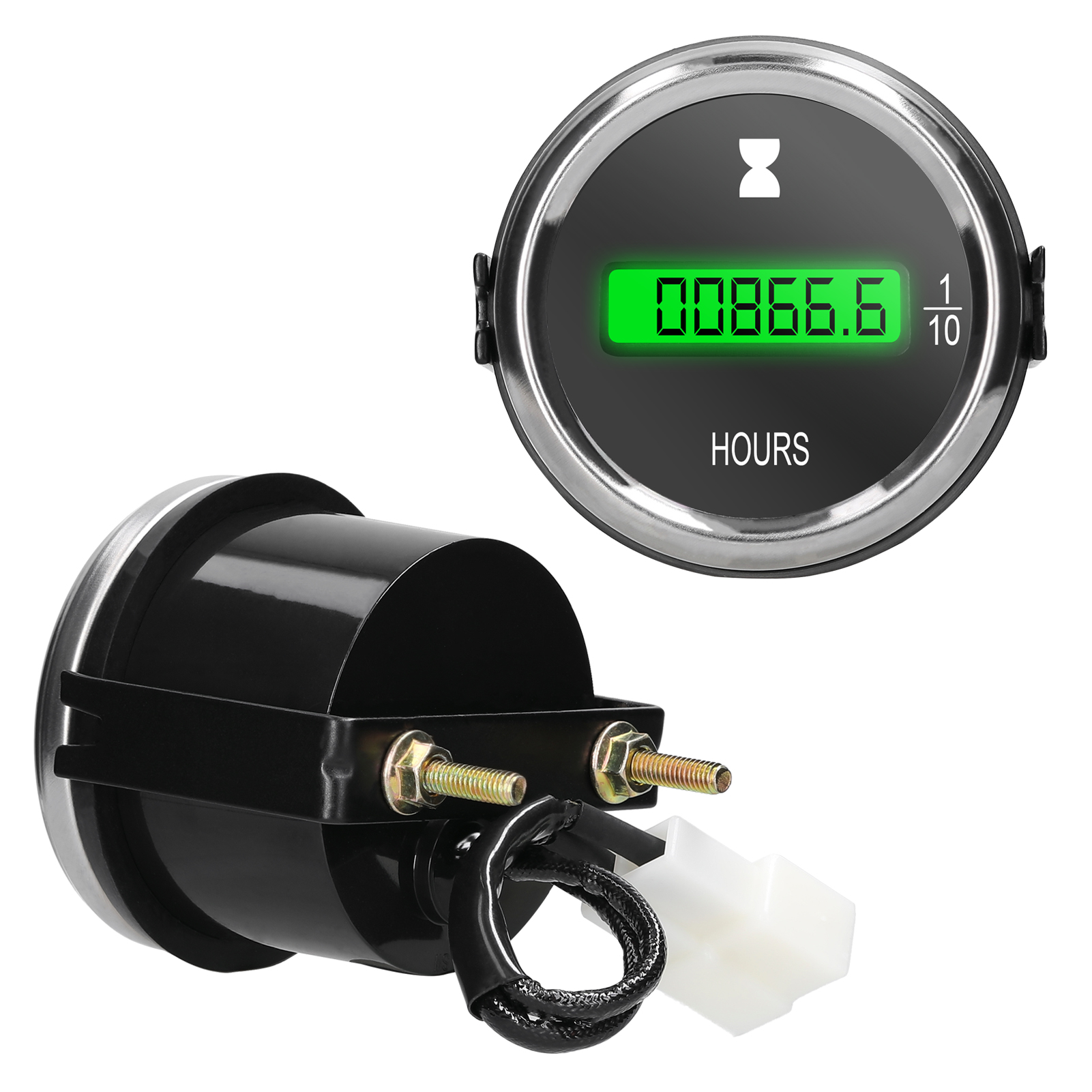 52mm Urenteller Gauge LED Digitale Auto Timer 12/24V voor Auto Vrachtwagen Marine Boot Urenteller Urenteller Gauge Urenteller Timer Gauge