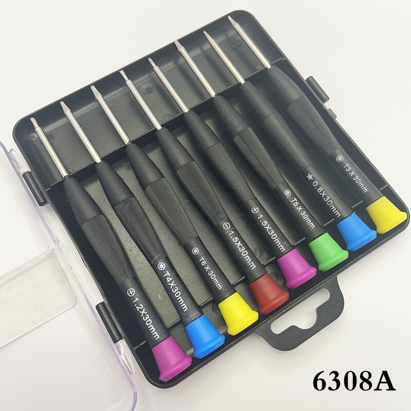 Cell Phone Repair Tools Kit Precision Screwdriver Set Mobile Maintenance Opening Screen Accessories For Iphone Smartphone: 6308A