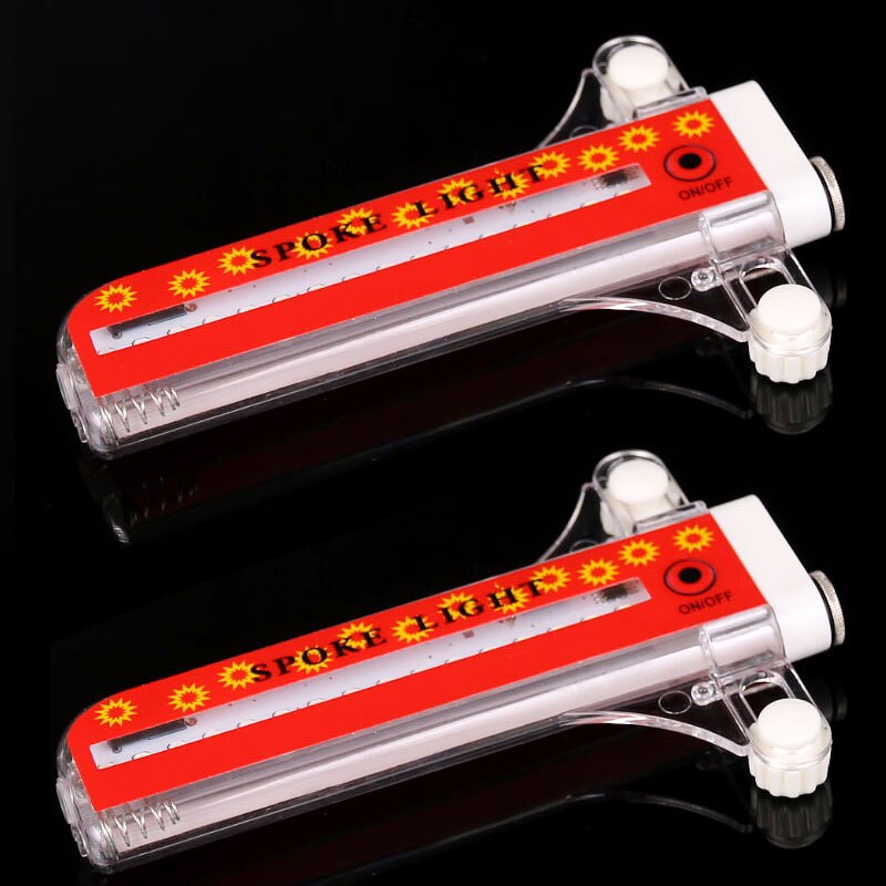 Bicycle Wheel Light RGB LEDS Bike Spoke Lamp Cycling Rim Signal Warning Lantern Colorful Patterns Movement Sensor: SN-D100 2P