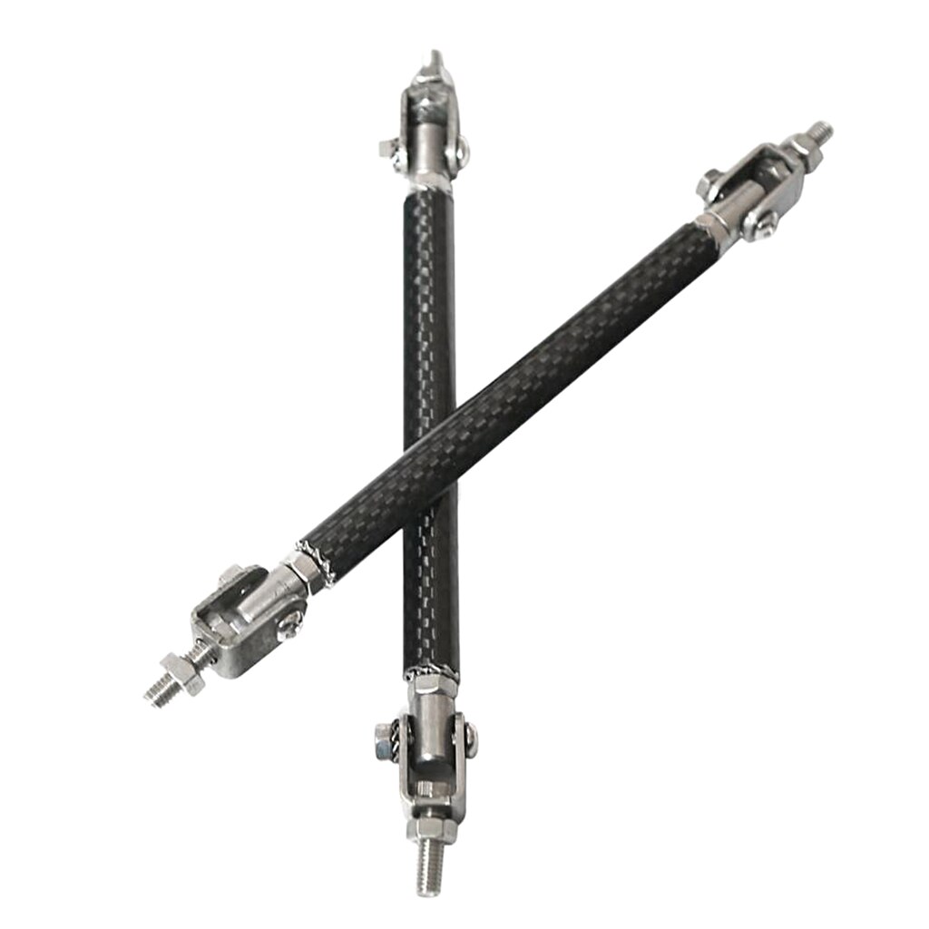 Heavy Duty Car Truck Front Bumper Lip Splitter Strut Rod Tie Support Bars