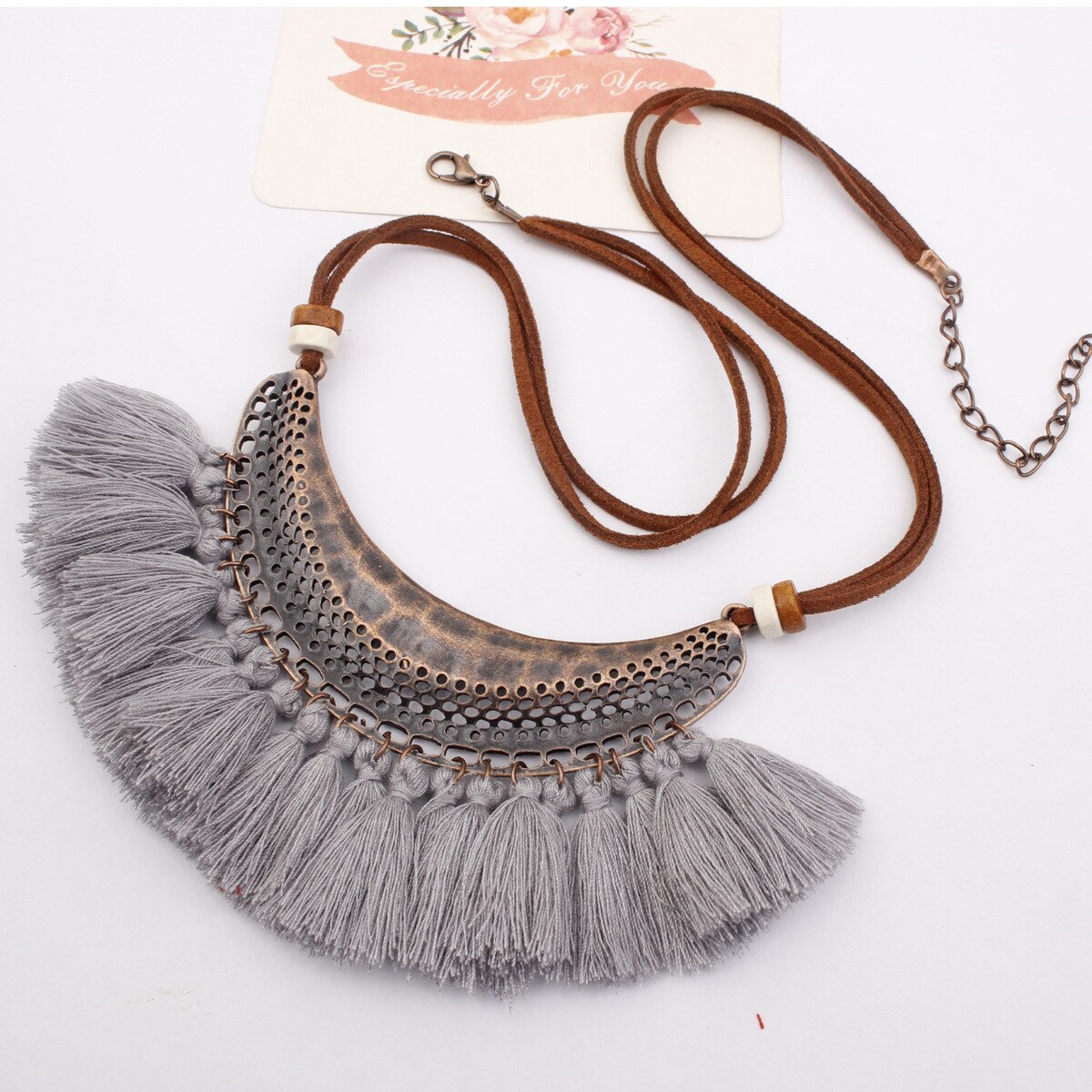 Tassels Ornaments Will Crescent Moon Accessories Posimi Second Tassels Accessories Christmas Party: gray