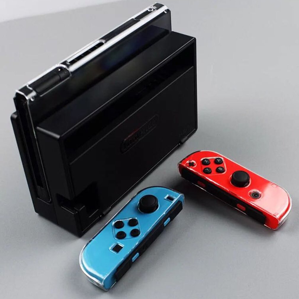 Destacável caso escudo à prova de choque evitar arranhões tpu proteção casos capa para nintend switch ns nx game console acessórios