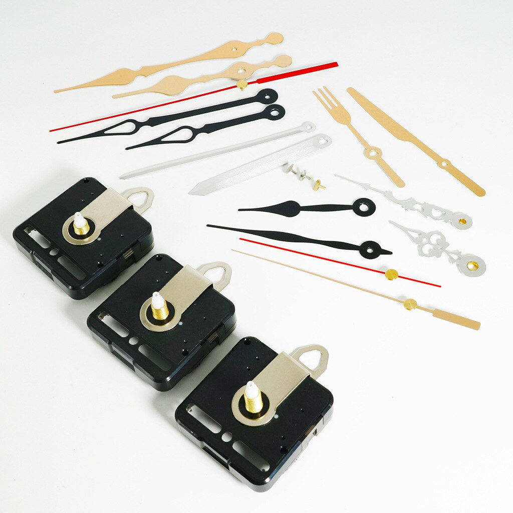 Non Ticking Quartz Clock Movement Mechanism Clock Motor Set for DIY Repair Replace Tool Hands Clock Home Decoration Accessories