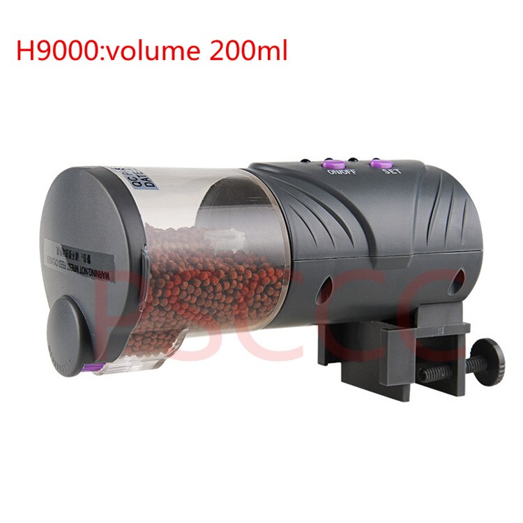 Automatische Vis Feeder Aquarium Tank Auto Voedsel Timer Feeding Dispenser Verstelbare Outlet. Automatische Vis Feeder Aquarium: H-9000