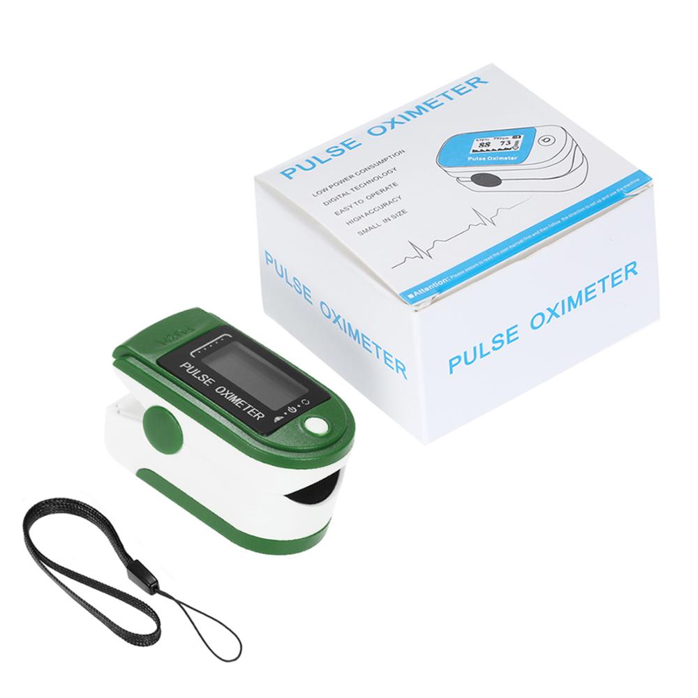 Fingertip Pulsoximeter LED Digital Display für Gauging Pulse Rate Blut Sauerstoff Sättigung Ward Überwachung Home Health Care: TYPE 1 Green