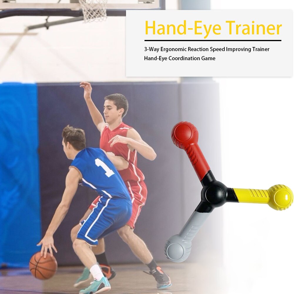 3-Way Ergonomic Reaction Speed Improving Trainer Outdoor Hand-Eye Coordination Training Tools Tossing Gripping Game