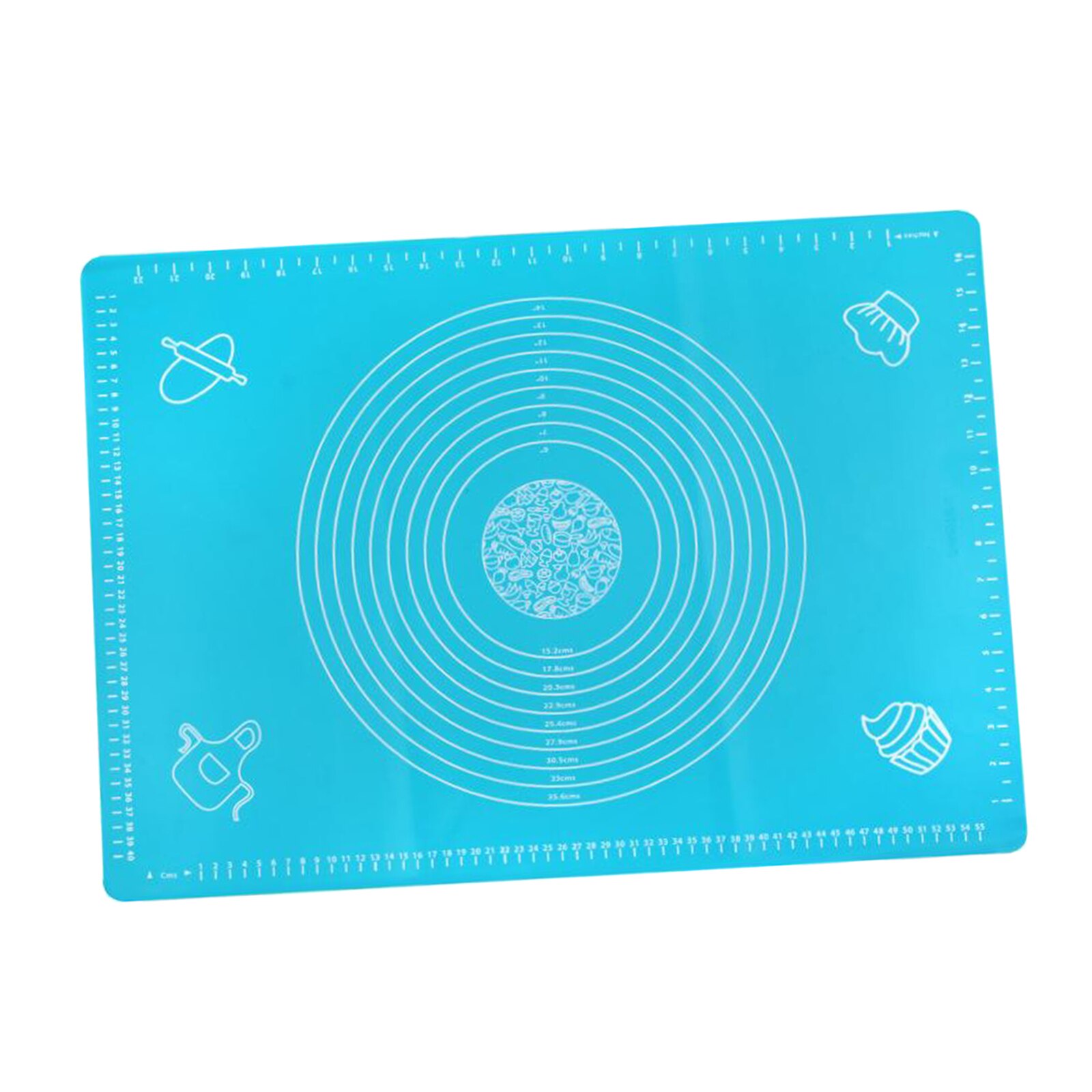 Silicone Baking Mat Oven Non Stick Cookie Tray Heat Resistant Large: Blue