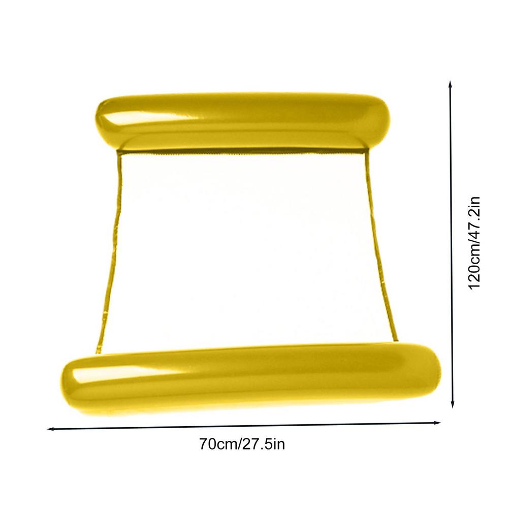 Water Hangmat Float Opblaasbare Strandstoelen Zwembad Speelgoed Opblazen Drijvende Zwembad Bed Zwemmen Matras Drijvende Hangmat: Marineblauw