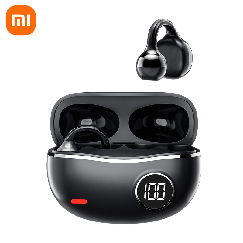 Auricolari wireless Xiaomi Bluetooth 5.4 Display digitale Auricolari Auricolari Audio Dolby ad alta frequenza con microfono: Black
