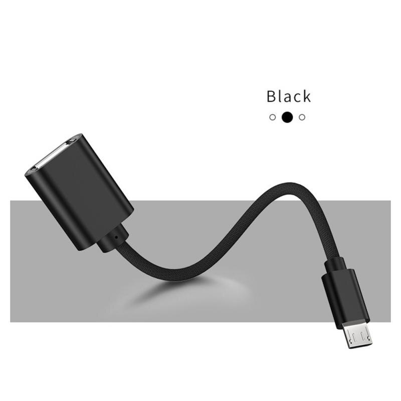 Type-C/Micro USB Male To OTG Adapter Cable USB OTG Adapter Cable USB Female To Micro USB Male Converter Otg Adapter Cable: type c black 03