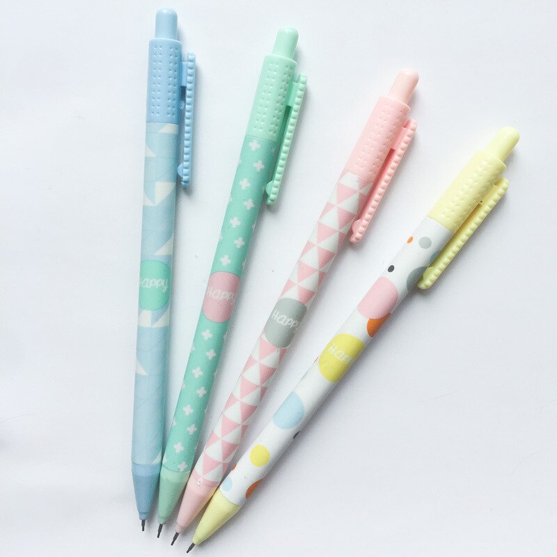 48pcs Kawaii Mechanical Pencil Lead 0.5mm 0.7mm Cute Cartoon Lovely Automatic Pencils for Kids School Stationary Items Supplies