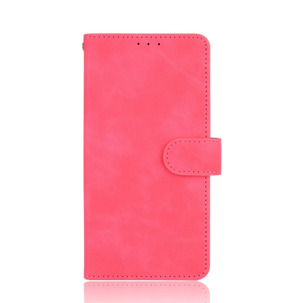 Voor Xiaomi Redmi Note 10 Je Luxe Flip Huid Textuur Pu Leather Card Slots Wallet Stand Case Voor Redmi Note 10JE Telefoon Tas: Rose red