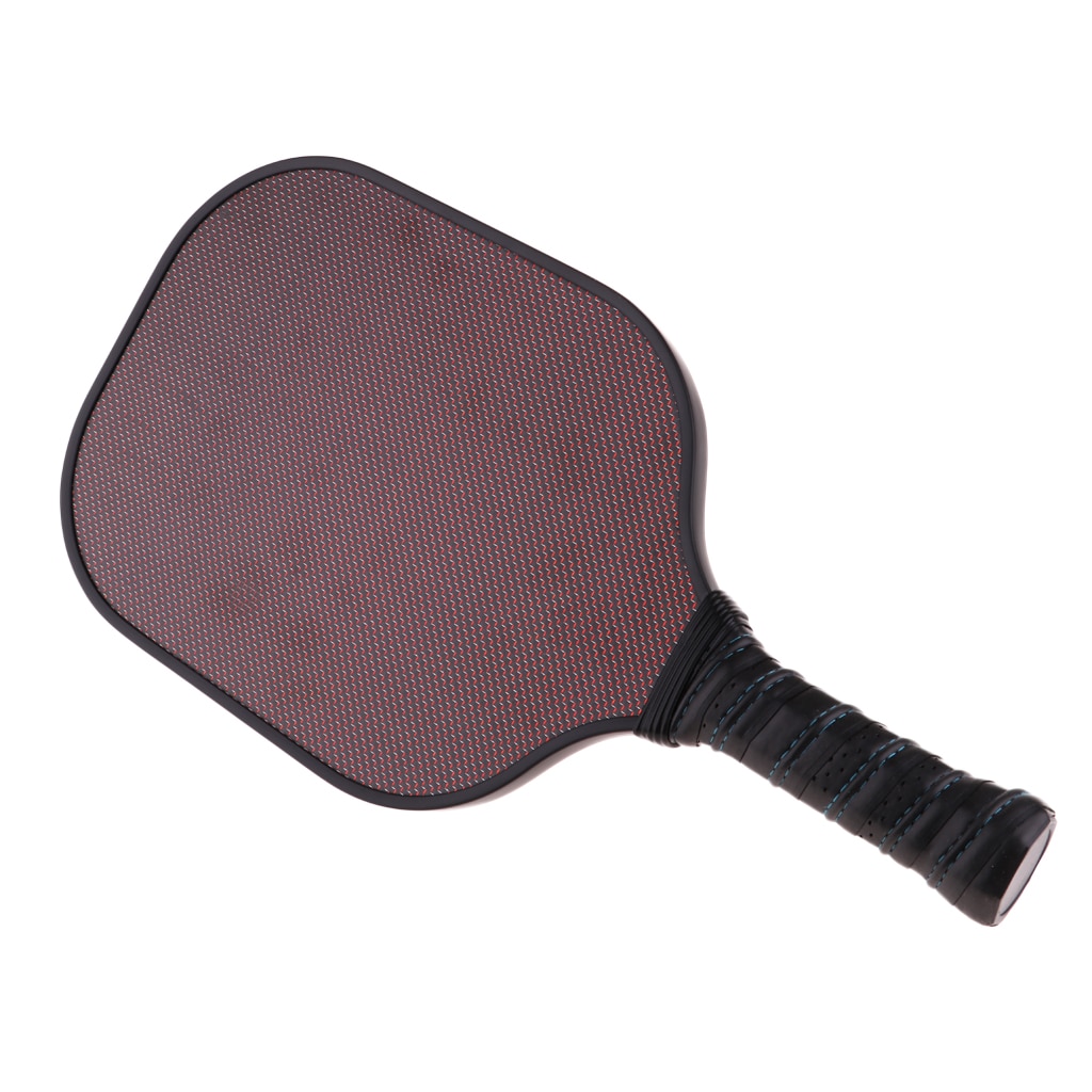 Deluxe Carbon Fiber Single Gym Sports Pickleball Paddle Racket - 10 Colors