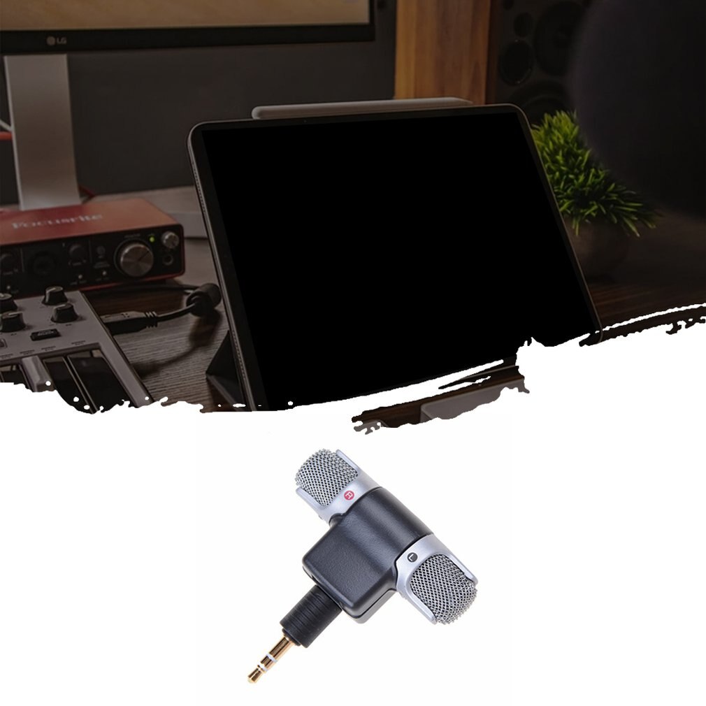 mini jack mikrofon stereo mikrofon til opptak mobiltelefon studio intervju mikrofon til iphone android smarttelefon bærbare datamaskiner pc