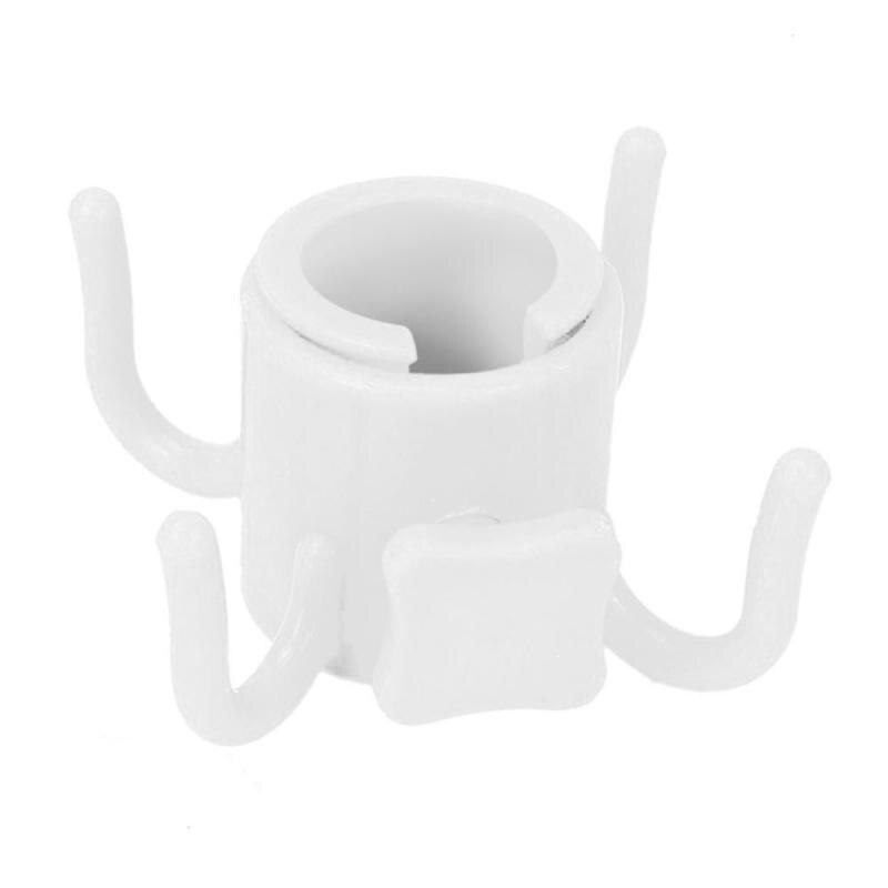 2020 ganci per ombrellone da spiaggia per esterni di alta qualità chiodo a quattro gambe gancio ombrello da giardino in plastica a quattro punte appendiabiti strumento da viaggio TSLM1: bianca