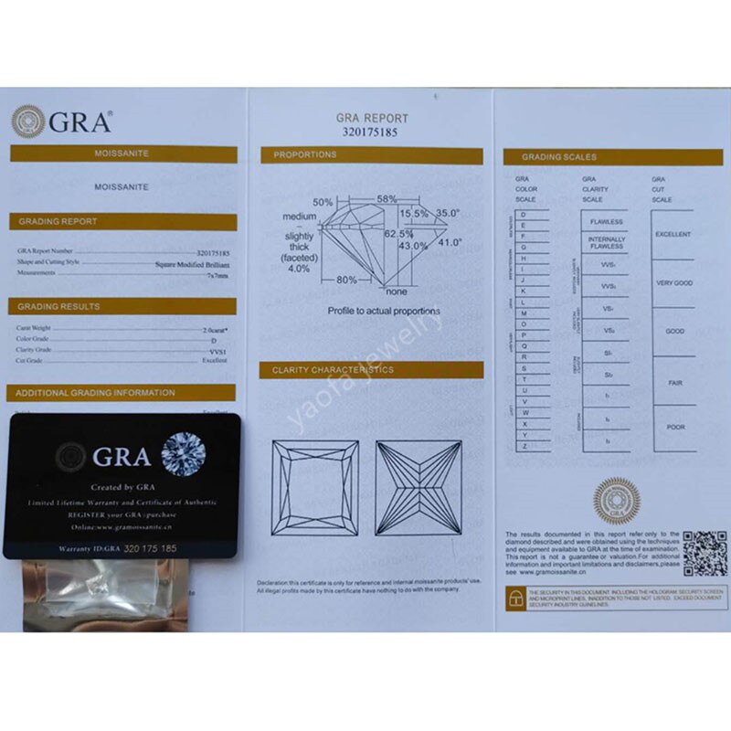 Moissanita-piedra preciosa VVS1 en forma de trapezoidal, Gema cortada, Diamante Blanco, 5A