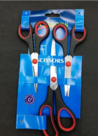 3 st sysaxar rostfria skräddarsaxar tygklippare korsstygnssax tygskärare gör-det-själv konstmaterial: Default Title