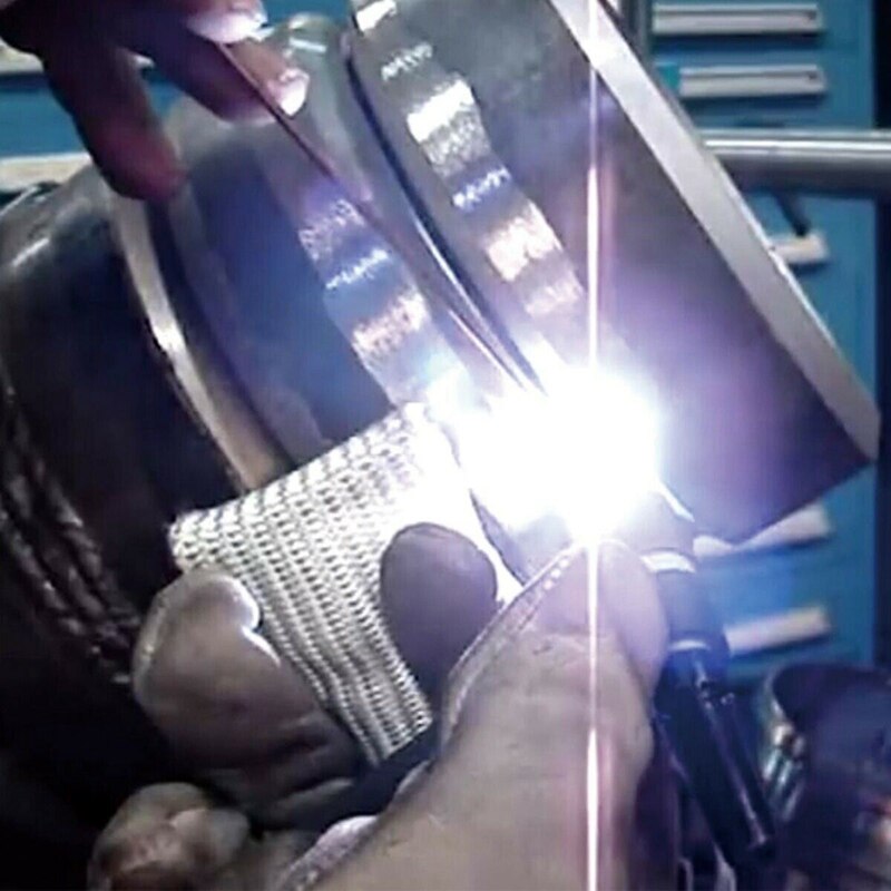 2Pcs 15cm TIG Welding Finger Heat Shield Weld Protection Gloves Glass Fiber