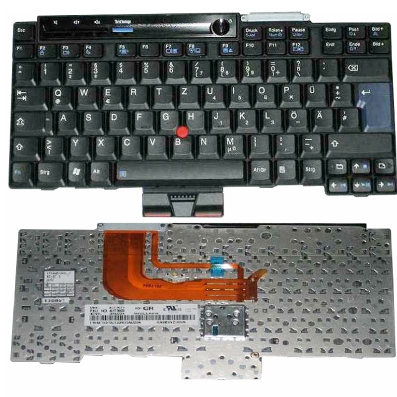 Duitse Toetsenbord Voor Lenovo Thinkpad Voor IBM X301I X300 X301 Laptop Toetsenbord