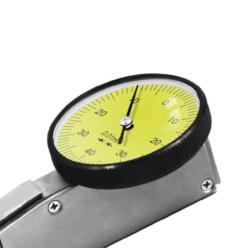 0-0.8mm 0.01mm Level Gauge Scale Precision Metric Dovetail Rails Dial Test Indicator dial Gauge indicator Measuring Instrument