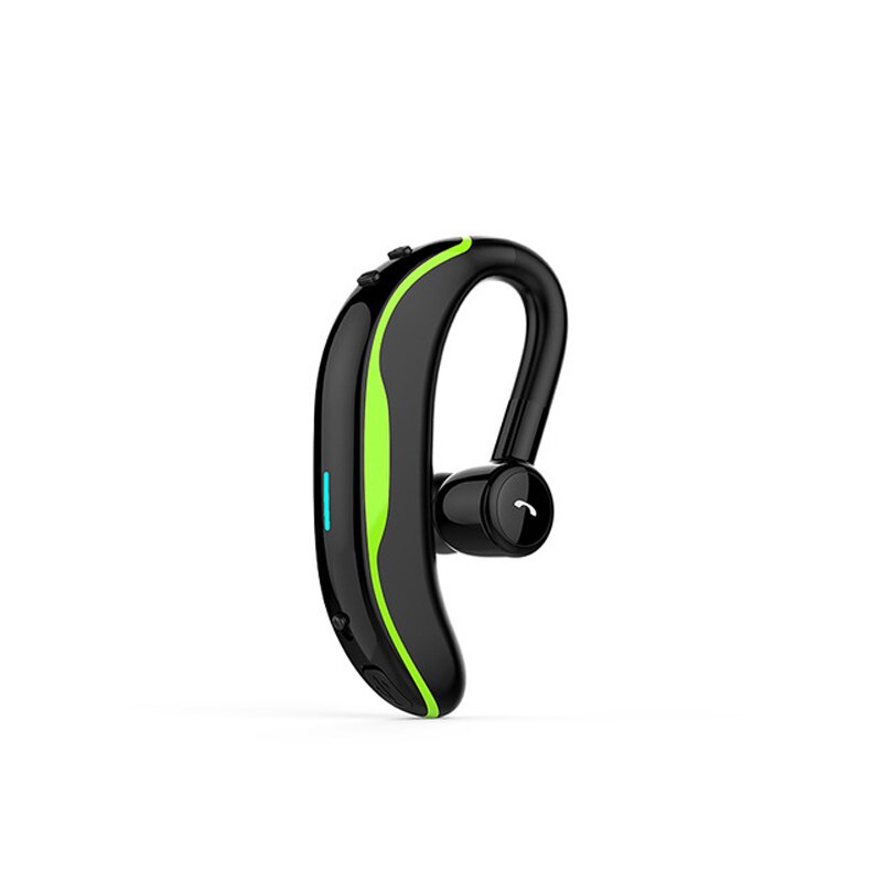 Draadloze Bluetooth Koptelefoon Stereo Headset 170Mah Enkele Handsfree Met Microfoon Business Bluetooth Hoofdtelefoon Voor Rijden: green