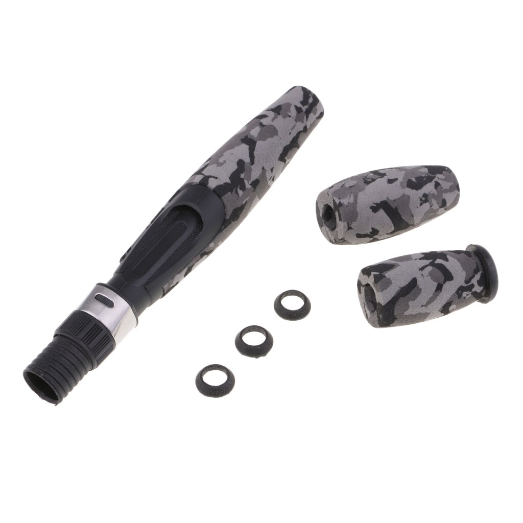 Baitcasting Fishing Rod EVA Handle Split Grip Kit & Reel Seat for Rod Repair