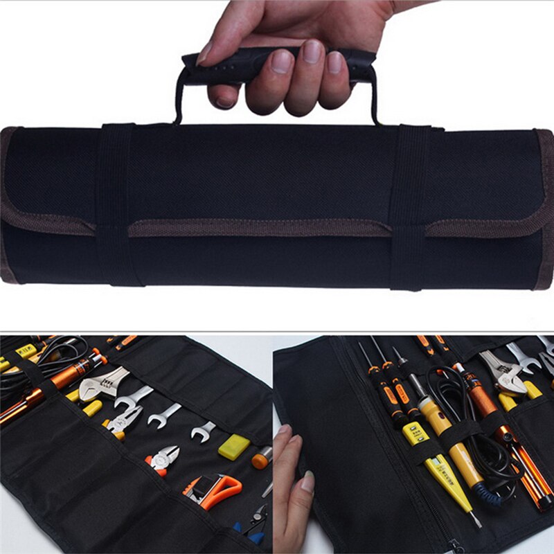 Multifunction Tool Transport Bags Practical Handles Oxford Canvas Chisel Roll Bags For Tool 3 Colors Instrument Case