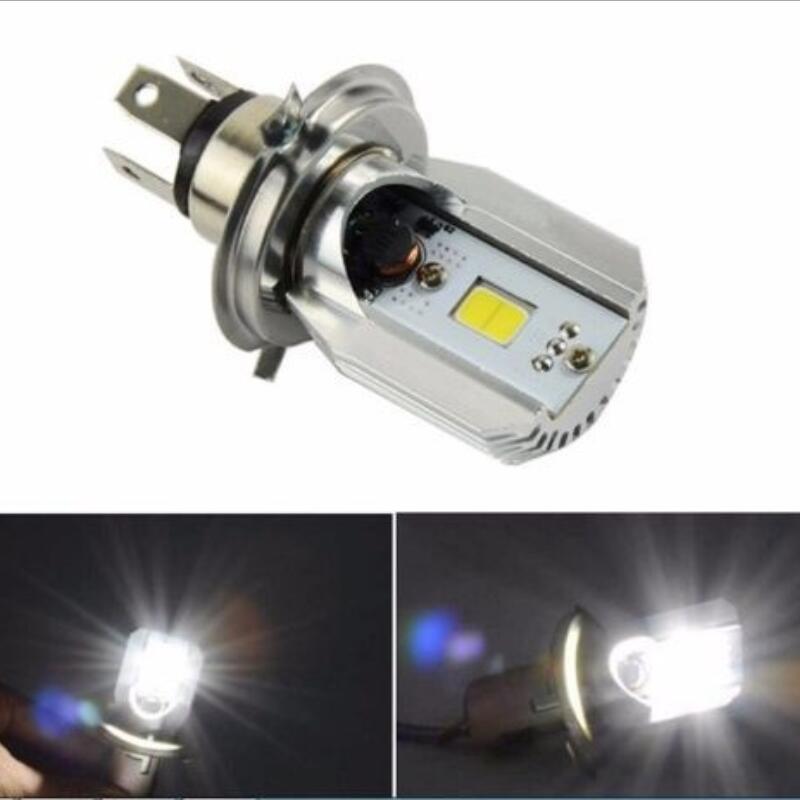 Ampoules de phares de Moto H6 BA20D H4 LED salut Lo faisceau Moto phare LED lampes LED de Moto 1200LM 6000K