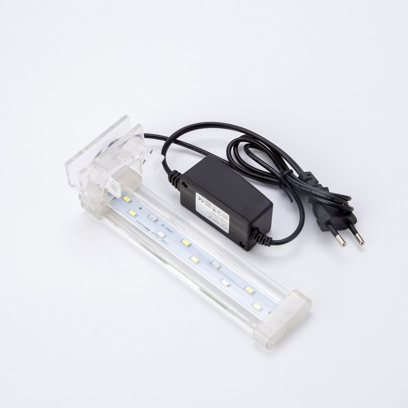 2 Pcs/lot 220-240V Crystal Fish Tank Lamp Aquarium Light LED Stand Heater Warmer Accessories Waterproof
