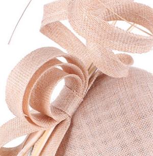 Mariage Imitation Sinamay dames chapeaux cheveux fascinateur chapeaux Cocktail pour les femmes attrayant voilage cheveux accessoires dame fête: Champagne