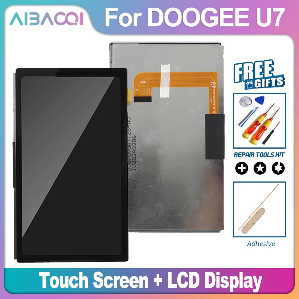 AiBaoQi Nowy Ekran LCD i Dotykowy Digitizer robić Tabletu DOOGEE U7 T20 mini/T20 mini zawodowiec/T20 mini dziecko T10 zawodowiec T20S: Pościel