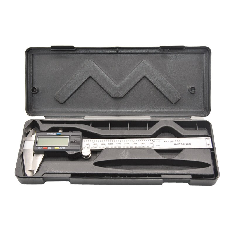6 inch LCD digital caliper 0-150mm electronic stainless steel vernier caliper metal measuring tools Gauge