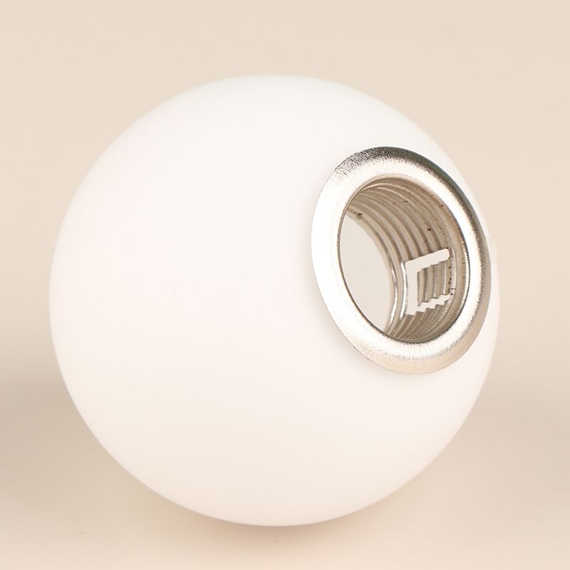 Pantalla de lámpara de cristal para bombilla G9, accesorio de apertura de ajuste esmerilado de 2cm, globo de repuesto de cristal, pantalla de lámpara de bola, 1 unidad