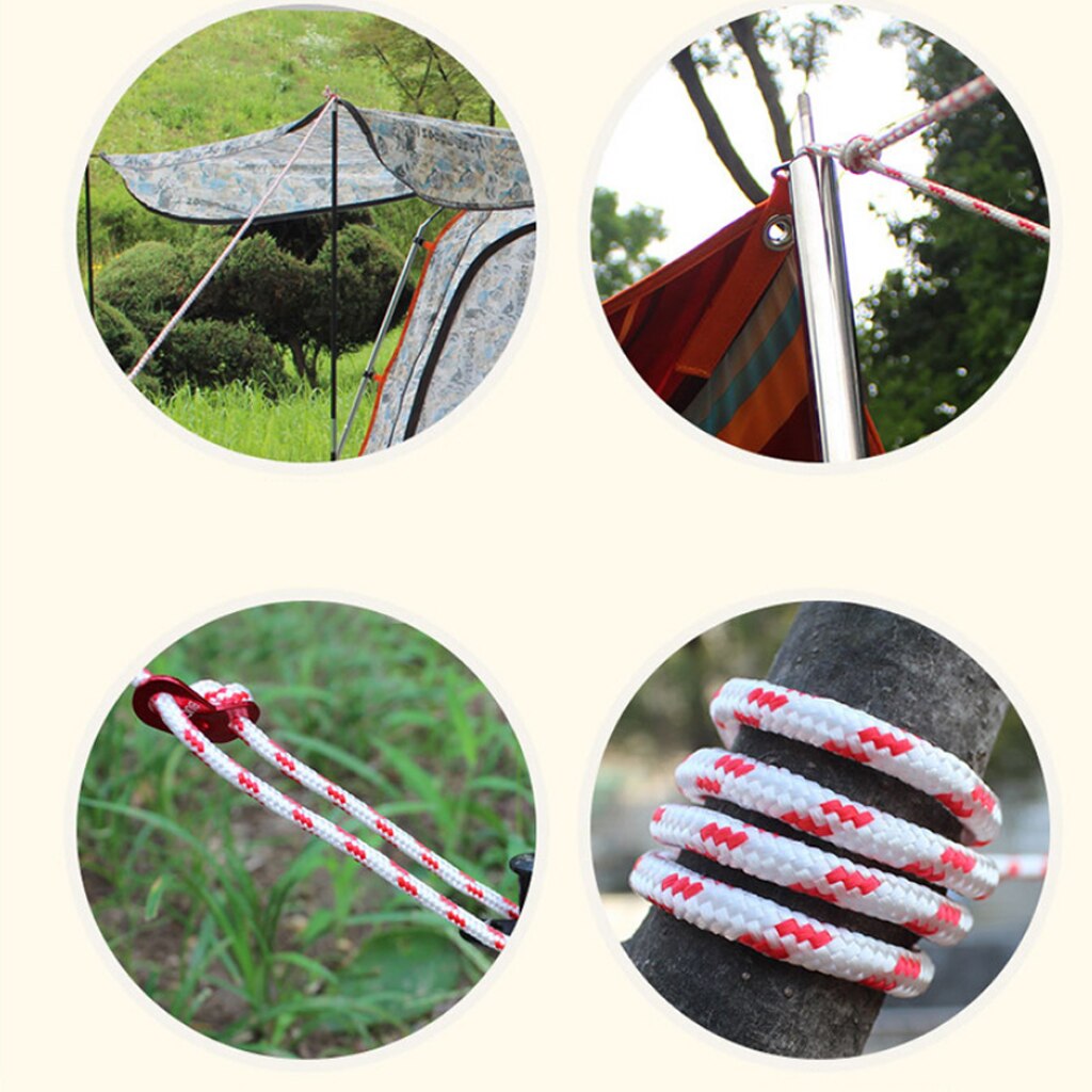 Multifunction Tent Rope Awning Canopy Guy Line Clothesline 6mm 50m